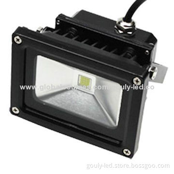 LED Floodlights with 10W, Pure White 6,000K and 85-265V Voltages